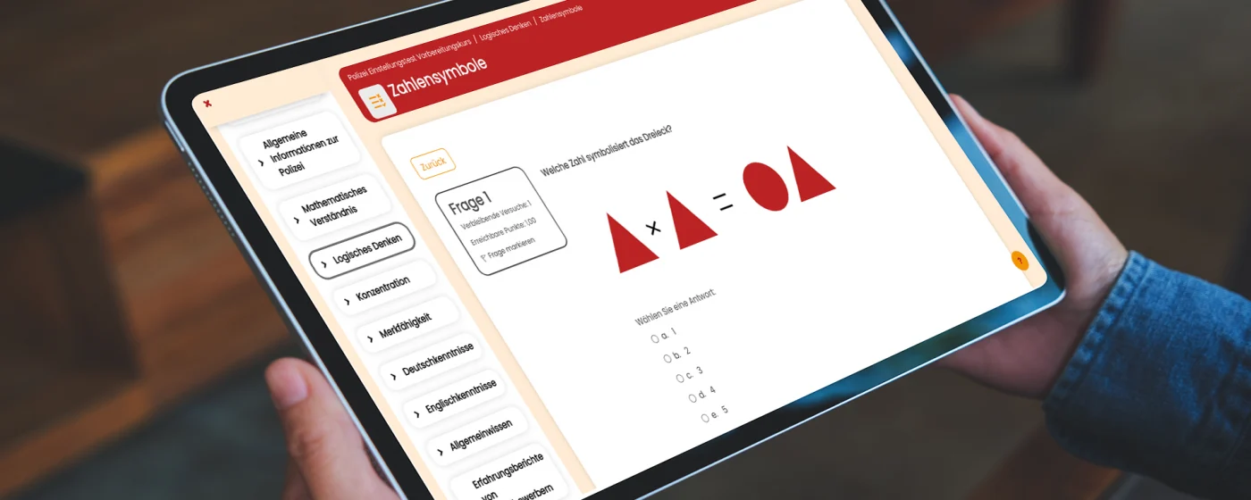 Polizeitest - Polizei Einstellungstest üben